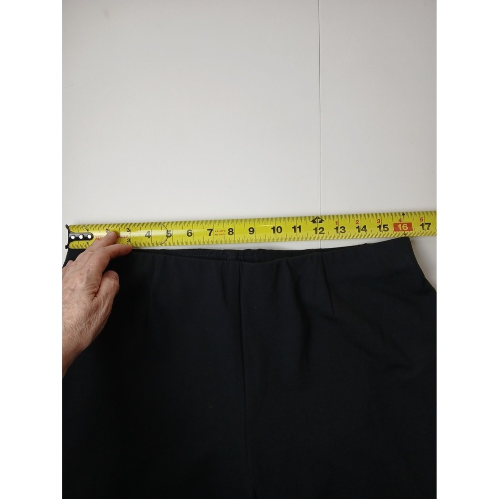 J Jill Black Pull On Ponte Knit Slim Leg Pants Women's Size Medium Viscose Bld - Picture 10 of 16